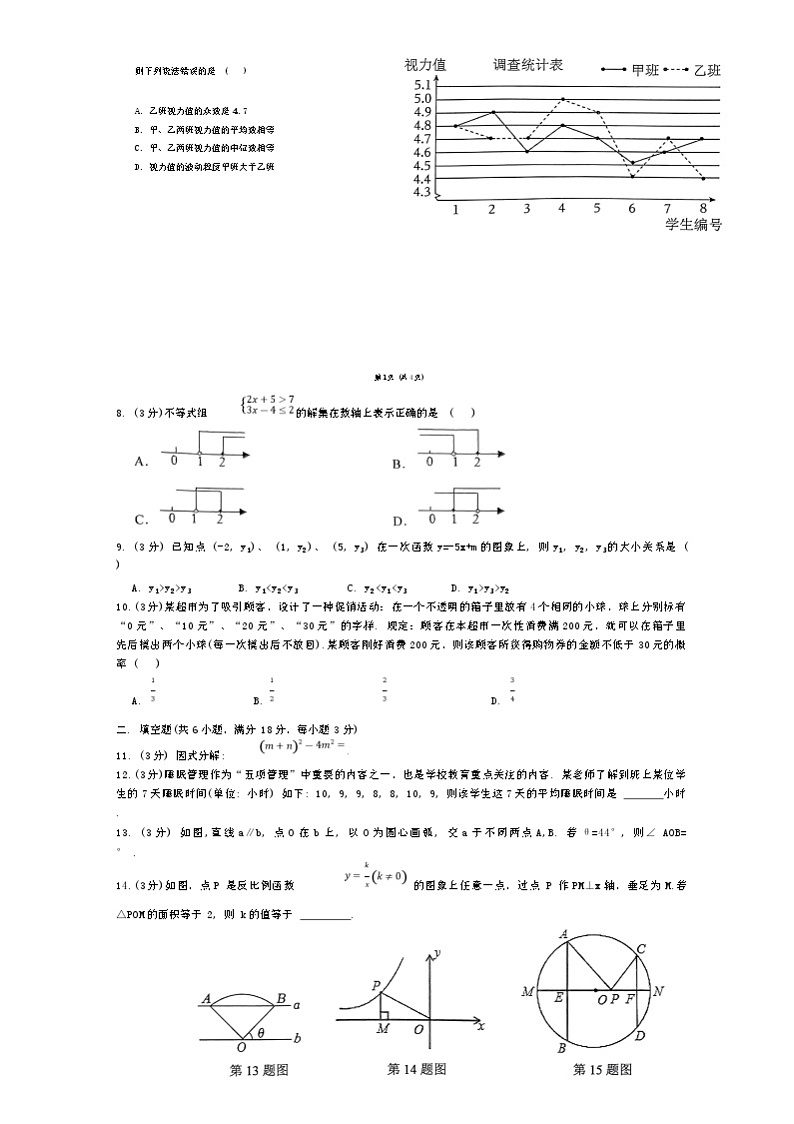 湖南省长沙市一中双语实验学校九年级2024-2025学年上学期数学培优第三次月考第2页