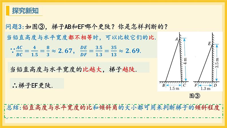 北师大版数学九年级下册 1.1 锐角三角函数第1课时（课件）第8页