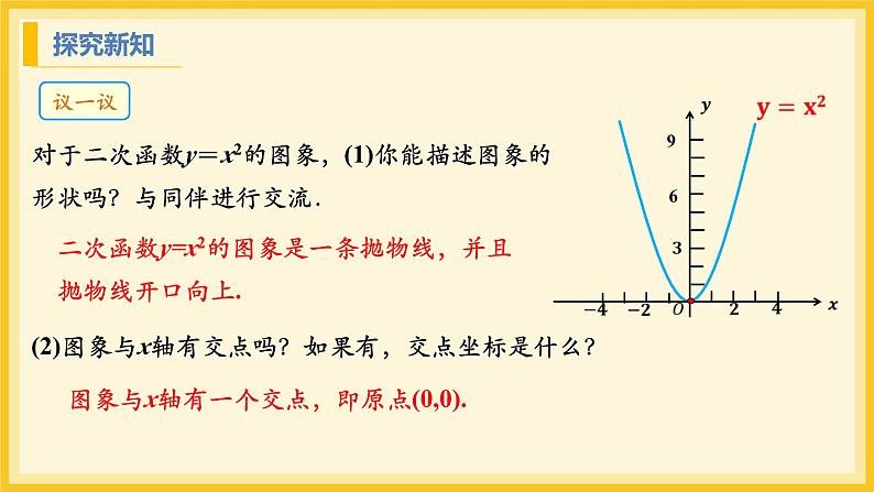 北师大版数学九年级下册 2.2 二次函数的图象与性质第1课时（课件）第7页