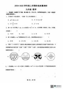 山东省临沂市兰陵县2024-2025学年九年级上学期11月期中数学试题