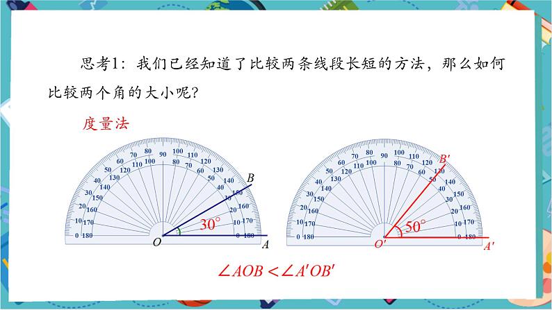 6.3.2 角的比较与运算（第一课时）-课件第5页