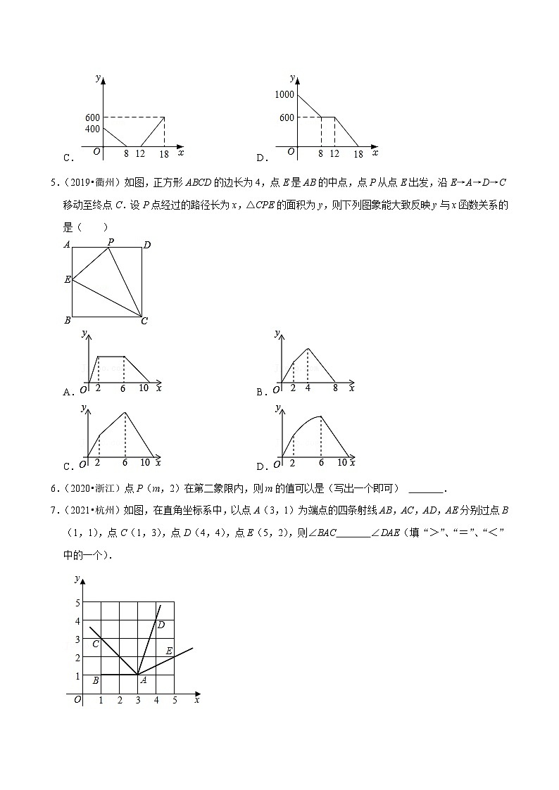 (浙江专用)中考数学一轮复习讲练测专题10函数基础与平面直角坐标系（讲练）（原卷版）第3页