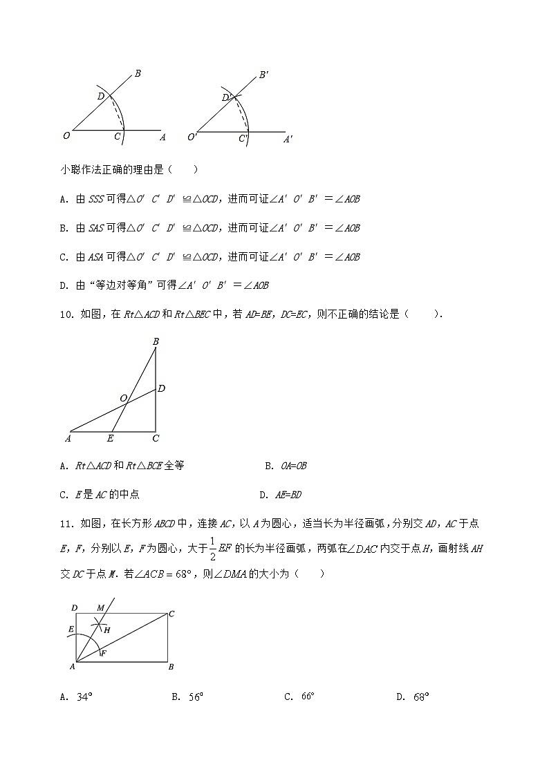 河北省邯郸市肥乡区2024-2025学年八年级（上）数学期末模拟测试（含答案及详解）第3页