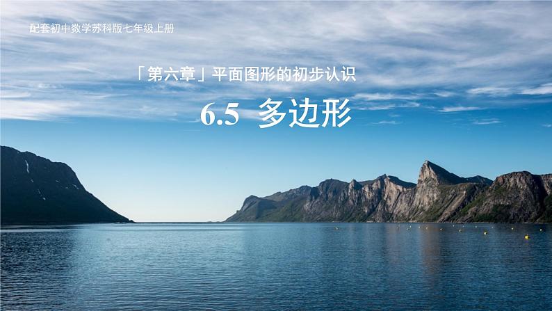 初中数学苏科版七年级上册（2024）6.5多边形 课件第1页