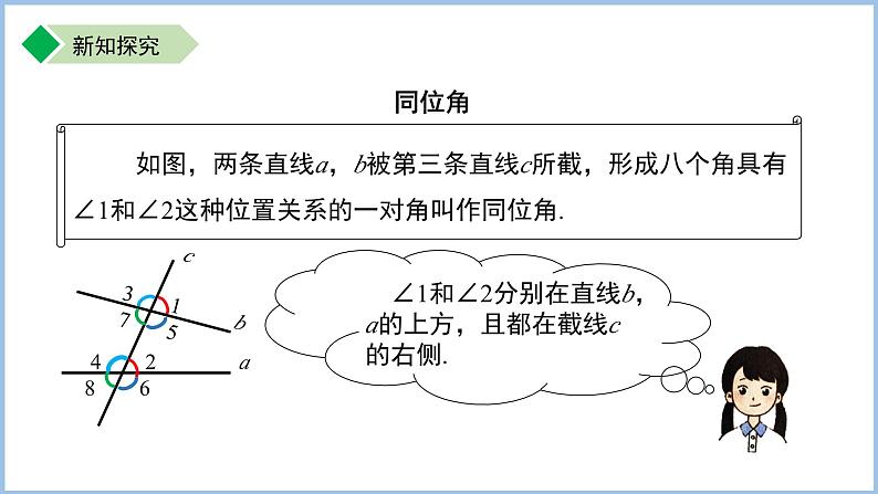 初中数学苏科版七年级上册（2024） 6.4.2平行线的判定（第1课时）课件第5页