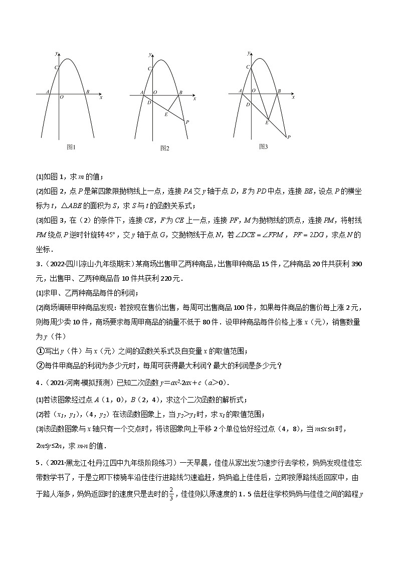 中考数学二轮压轴题汇编04挑战压轴题（解答题二）（安徽卷）（原卷版）第3页