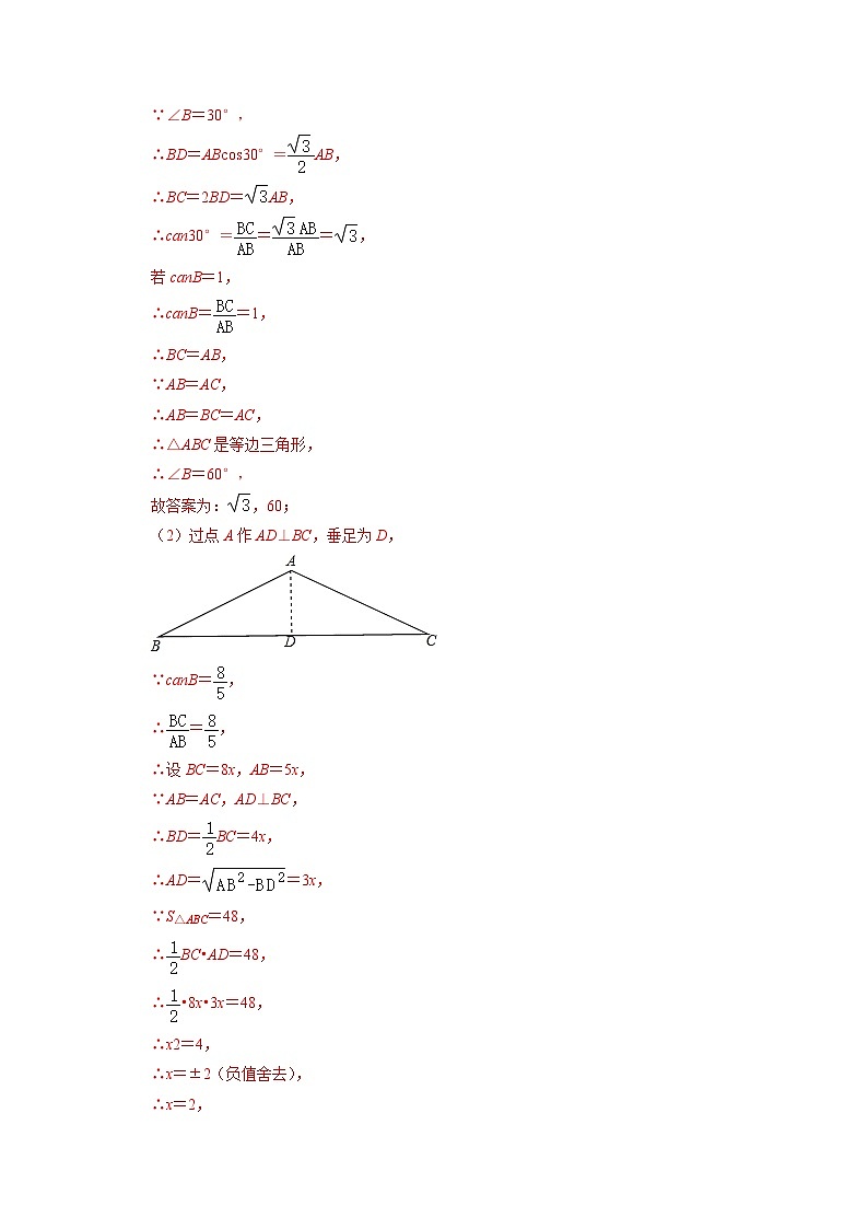 中考数学二轮复习压轴题培优训练专题31三角形与新定义综合问题（解析版）第2页