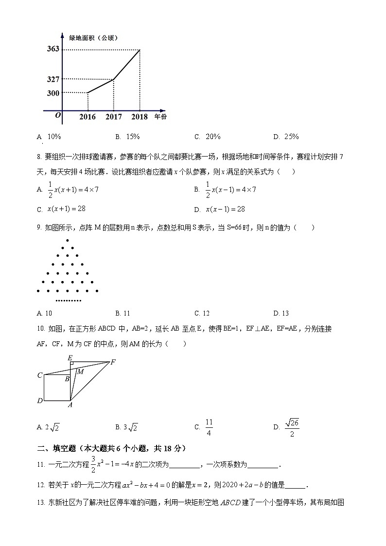 山东省青岛市崂山区育才学校　2024-2025学年 九年级上学期第一次月考数学试卷（原卷版）-A4第2页