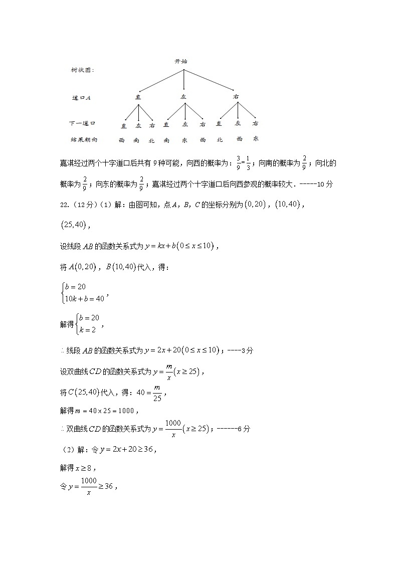 山东省乐陵市化楼镇中学2024-2025学年九年级上学期第二次月考数学试题答案第2页