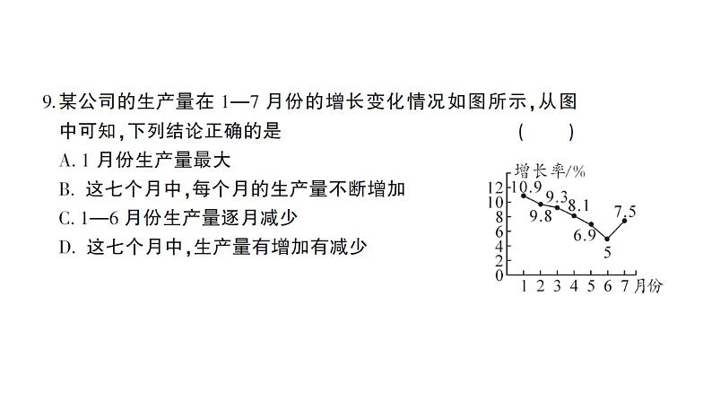 初中数学新沪科版七年级上册第5章综合训练作业课件2024秋第6页