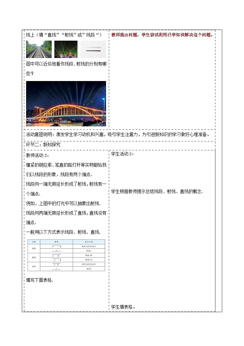 4.2.1 线段、射线、直线教学设计第2页
