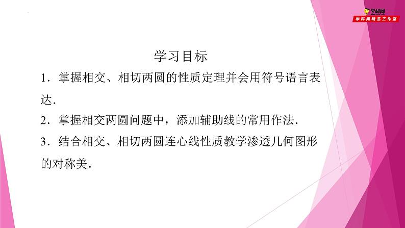 沪教版数学九下同步教学课件27.5圆与圆的位置关系（第3课时）第2页