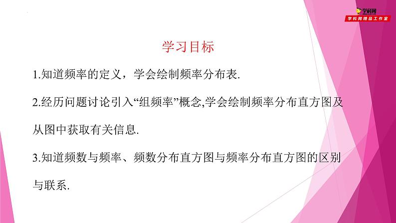 沪教版数学九下同步教学课件28.5 表示一组数据分布的量（第2课时）第2页