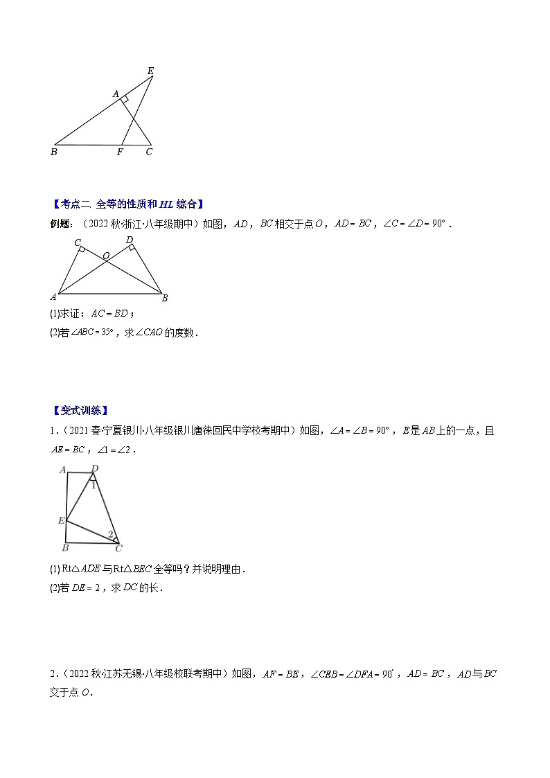 北师大版数学八下期末重难点培优训练专题05 直角三角形(原卷版)第2页
