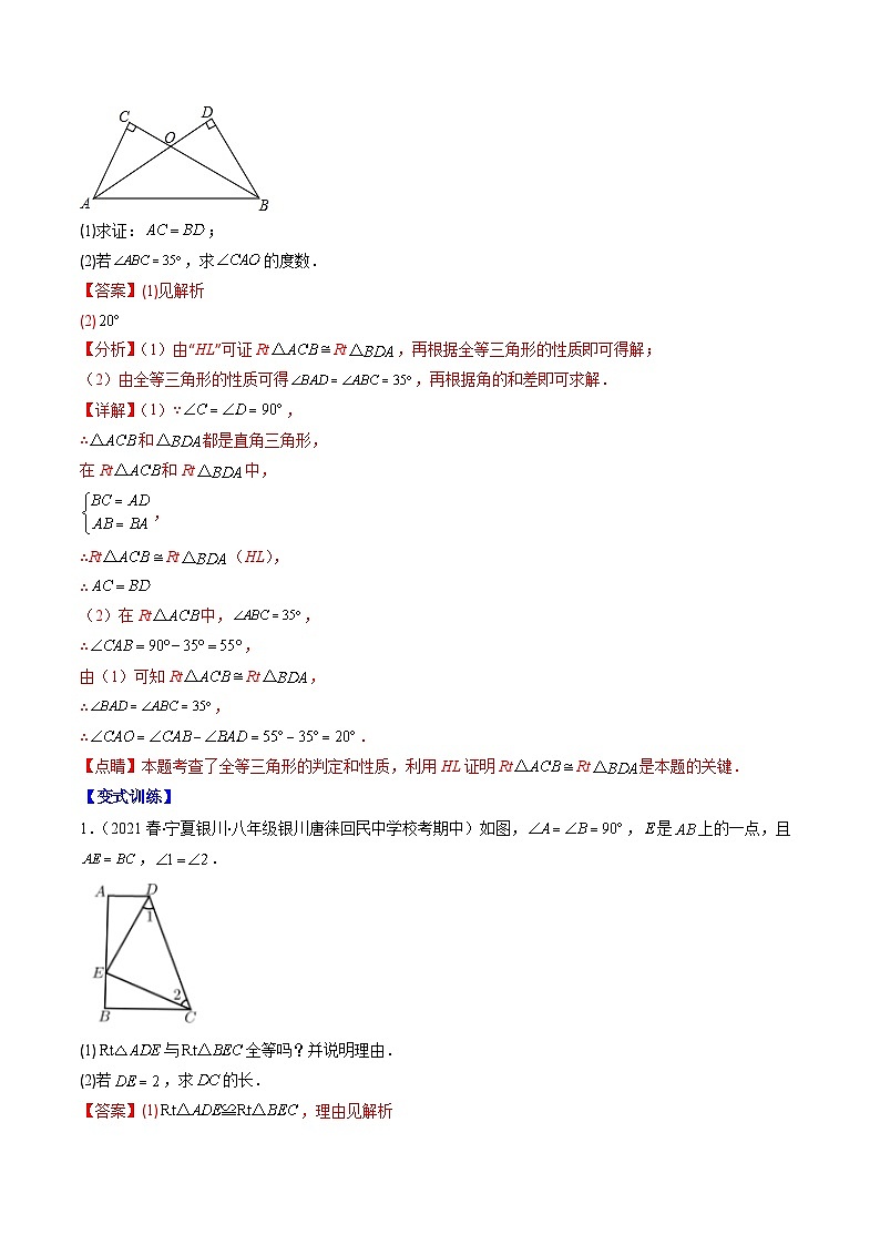 北师大版数学八下期末重难点培优训练专题05 直角三角形(解析版)第3页