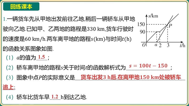 2025年中考数学一轮复习 -第三章 函数-第三节 一次函数的实际应用课件第5页