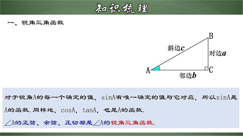 人教版数学九下同步讲义课件第二十八章 锐角三角函数（章末小结）第5页