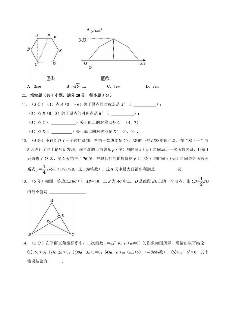 2024～2025学年沪科新版九年级上册数学期末复习试卷(含详解)第3页