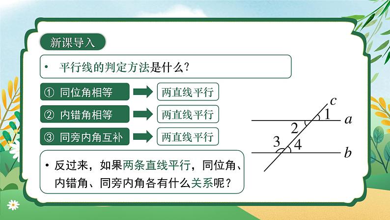 7.2.3 平行线的性质（第一课时） 同步课件第5页