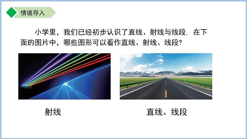 七年级上册苏科版（2024）6.1.1直线、射线、线段的概念 课件第2页