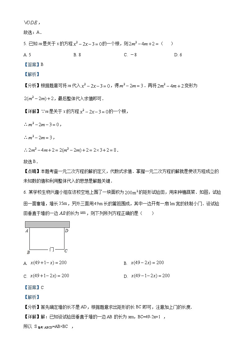 河南省洛阳市老城区2024-2025学年九年级上学期11月期中考试数学试题 （解析版）-A4第3页