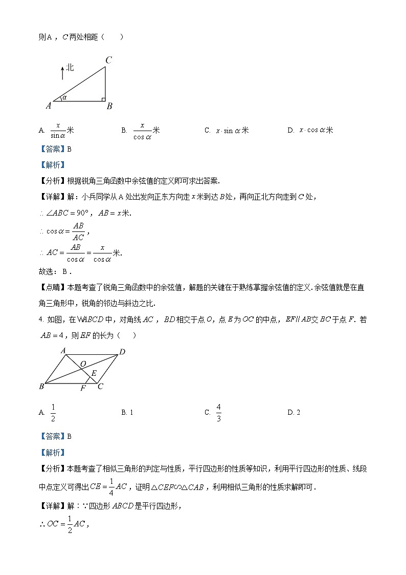 山东省聊城市振兴西路实验中学2024-2025学年九年级上学期10月月考数学试题（解析版）-A4第2页
