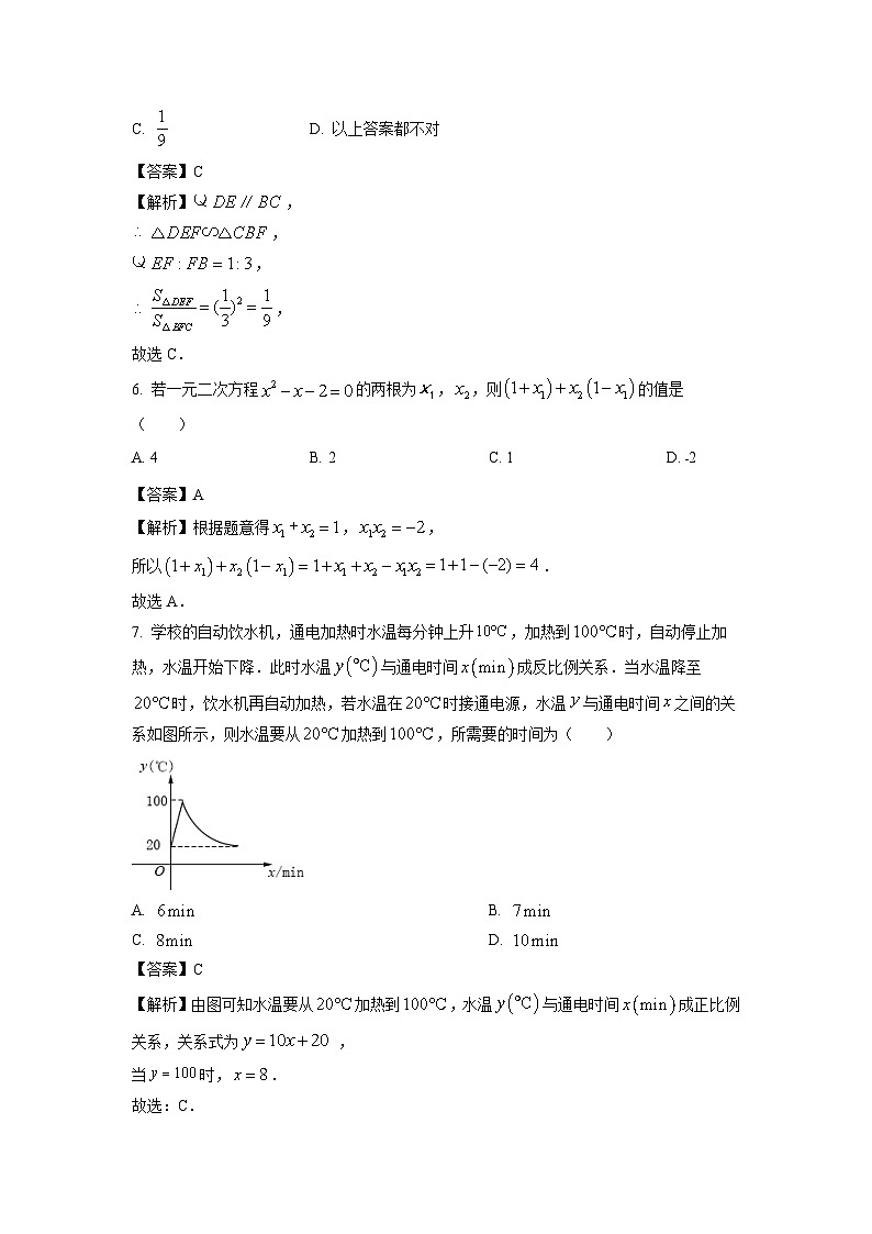 广东省广州市花都区2024-2025学年九年级(上)期末押题卷数学试卷(解析版)第3页