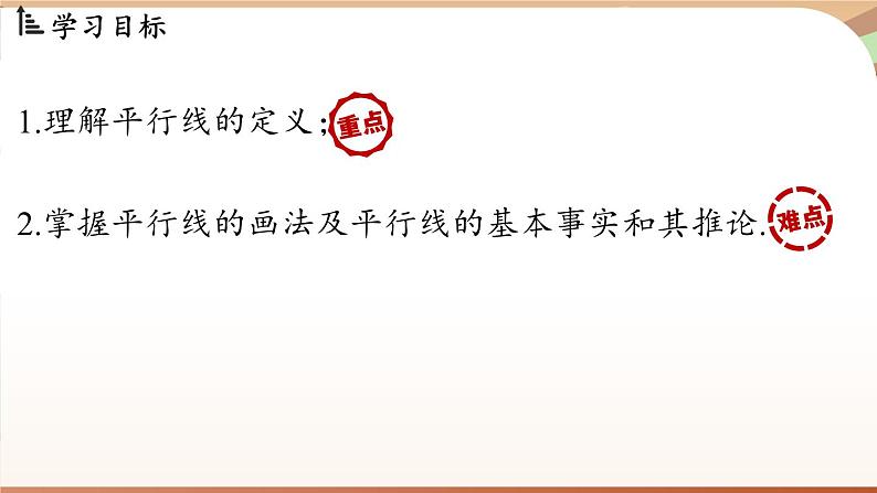 人教版数学（2024）七年级下册--7.2.1平行线的概念（课件）第3页