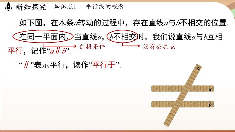 人教版数学（2024）七年级下册--7.2.1平行线的概念（课件）第6页