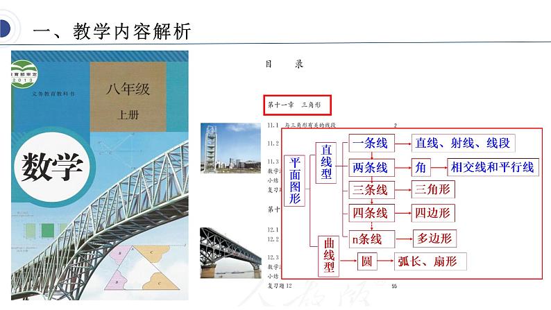 人教版八年级上学期11.2.1三角形的角（1）说课课件第3页