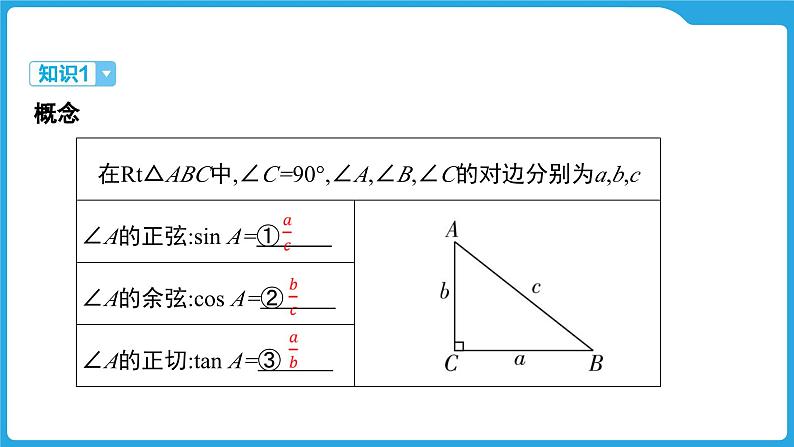 2025年九年级中考数学一轮复习课件 --第四章  三角形  锐角三角函数及其应用第3页