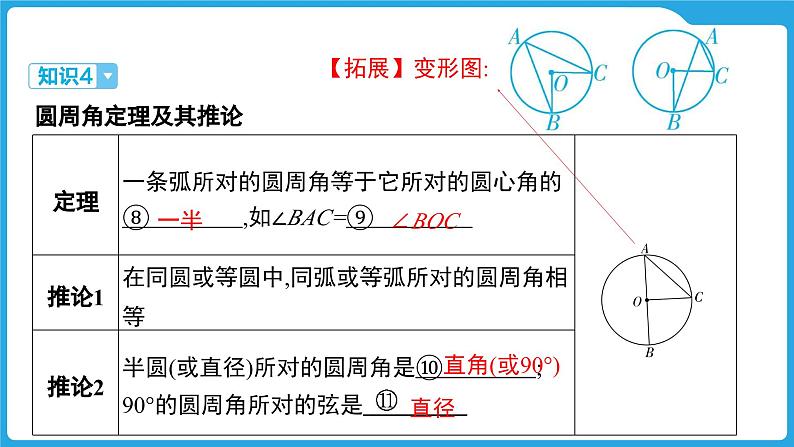 2025年九年级中考数学一轮复习课件 --第六章  圆  与圆有关的概念及性质第7页