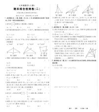 2024-2025学年八年级上学期数学期末试卷2（人教版）