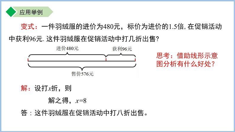 七年级上册数学苏科版（2024）4.3 用一元一次方程解决问题（第2课时）课件第7页