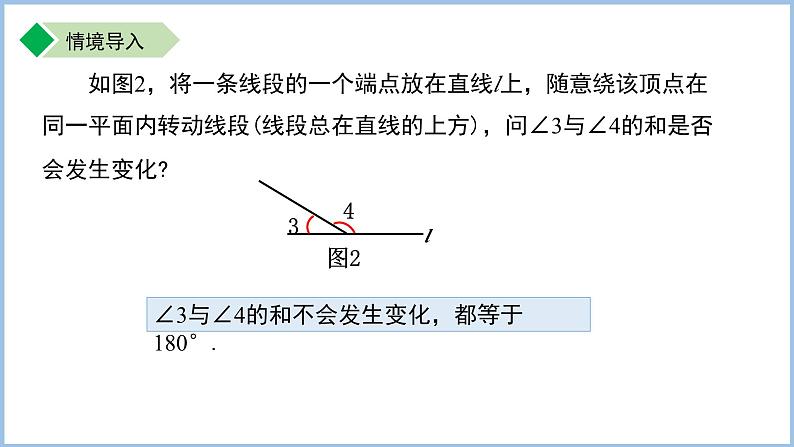 七年级上册数学苏科版（2024）6.2.2补角、余角 课件第3页