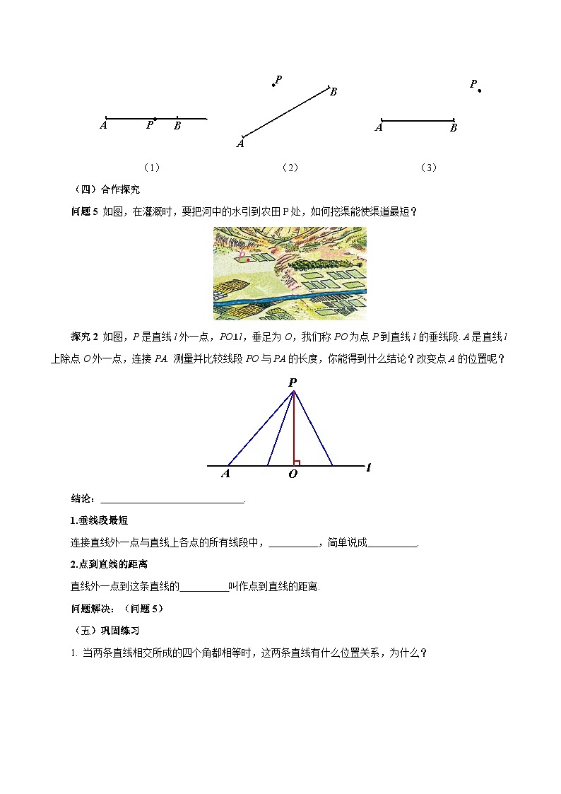 人教版2024七年级下册数学7.1.2两条直线垂直（导学案）第3页