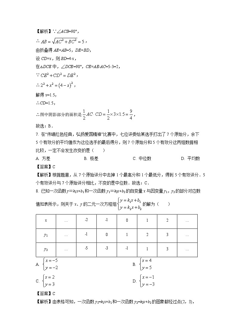2021~2022学年山东省青岛市黄岛区八年级(上)期末数学试卷(解析版)第3页