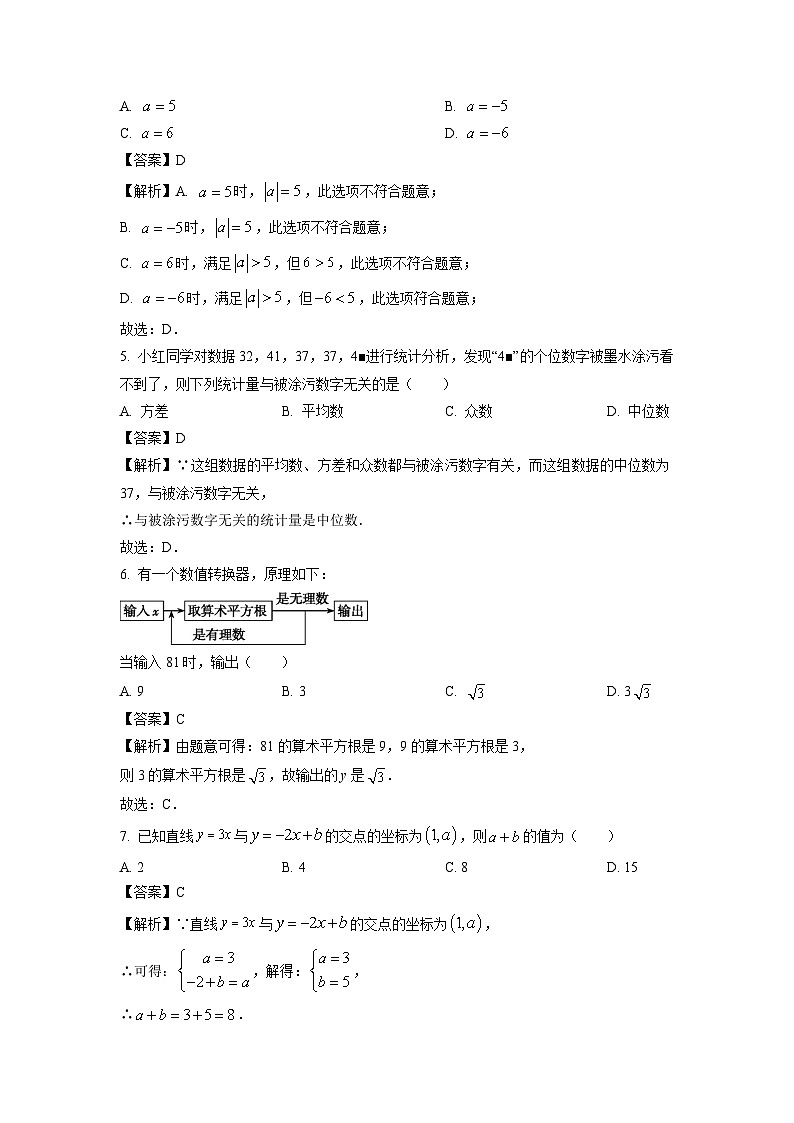 2022~2023学年山东省青岛市李沧区八年级(上)期末数学试卷(解析版)第2页