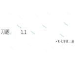 初中数学新人教版七年级上册1.1 正数和负数习题 课件2024秋