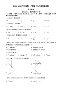 福建省宁德市福鼎市2024-2025学年八年级上学期11月期中考试数学试题（原卷版）-A4
