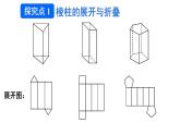 初中数学新北师大版七年级上册1.2第2课时 棱柱、圆柱、圆锥的展开与折叠教学课件2024秋