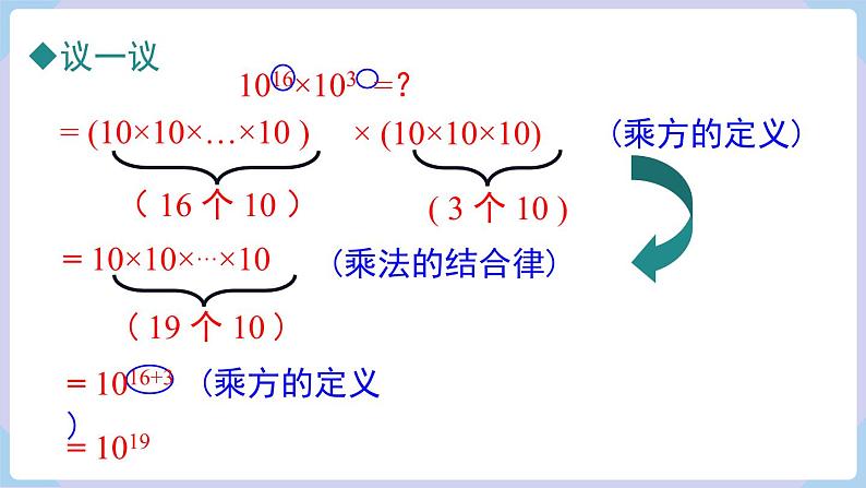 湘教版2024七年级数学下册1.1.1 同底数幂的乘法 课件第6页