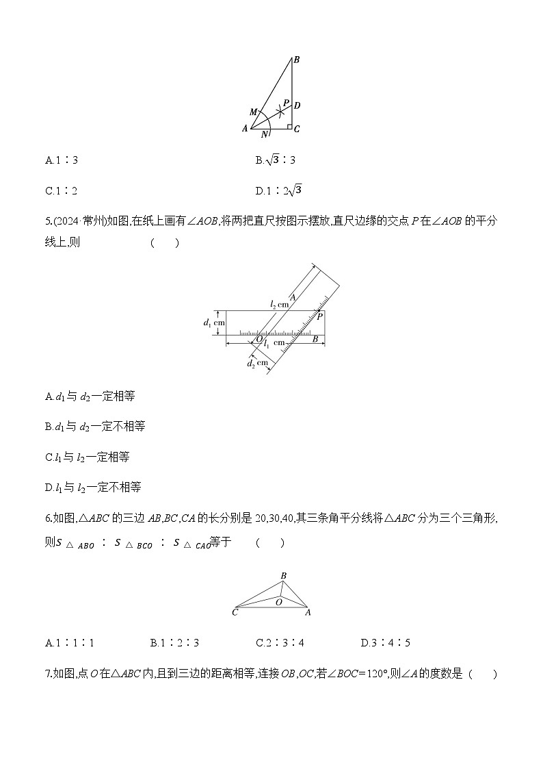 专项训练03 与角平分线有关的几何问题  -【备战2025】2025年中考数学一轮专题复习强化练习（含答案）第2页