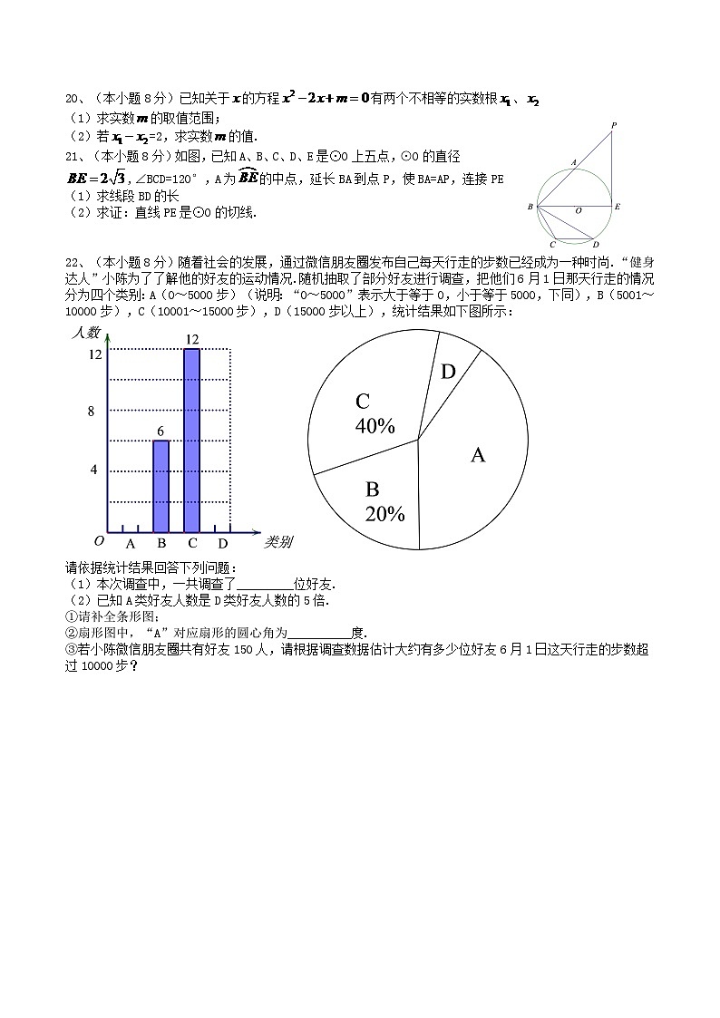 湖北省黄石市2024年中考数学模拟汇编试题（含扫描答案）第3页