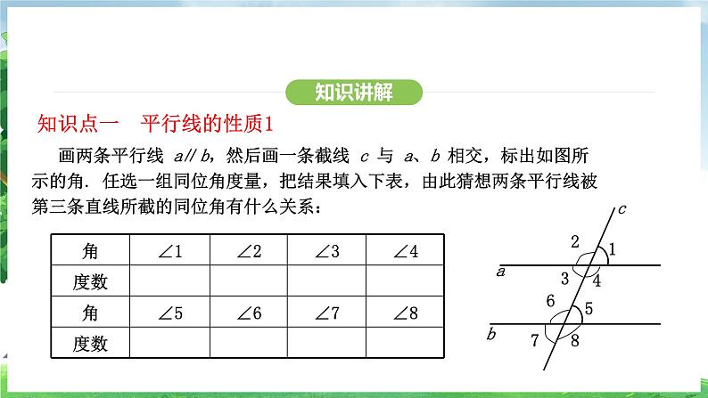 7.2.3 第1课时 平行线的性质（课件）2024—2025学年人教版（2024）数学七年级下册第5页