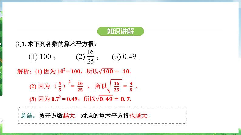 8.1 第2课时 算术平方根（课件）2024—2025学年人教版（2024）数学七年级下册第7页