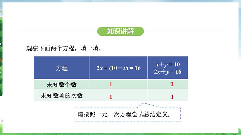 10.1 二元一次方程组的概念（课件）2024—2025学年人教版（2024）数学七年级下册第7页