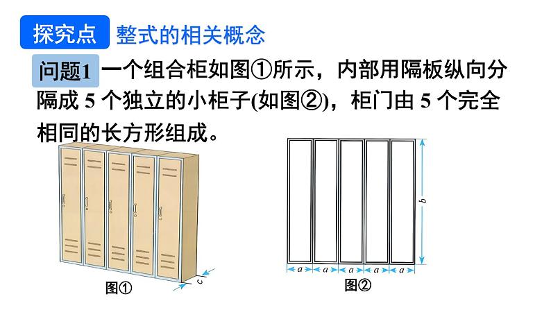 初中数学新北师大版七年级上册3.1第3课时 整式教学课件2024秋第3页