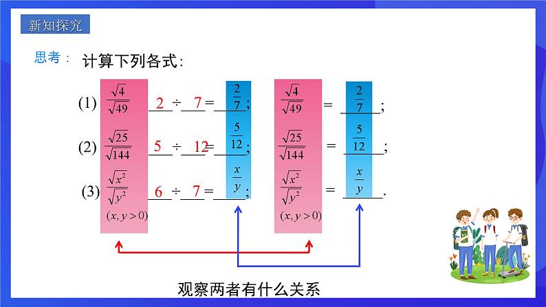 人教版数学八年级下册16.2.2《二次根式的除法》（同步课件）第3页