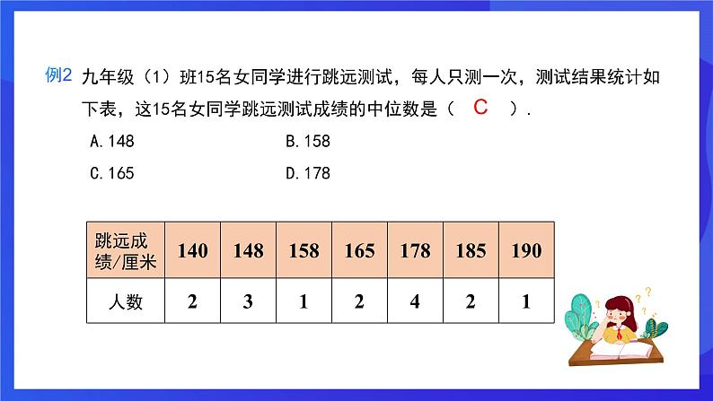 人教版数学八年级下册第20章《 数据的分析复盘提升》（单元复习课件）第8页